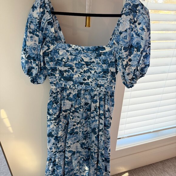 Abercrombie & Fitch Emerson Blue Floral Dress - Picture 3 of 6